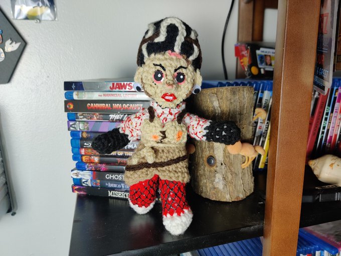 She's arrived &amp; she's fabulous!  Asked my favorite crochet artist @thestitchkeeper if she would do up<a href="/tag/dragrace"class="tags"><span>#dragrace</span></a><a href="/tag/crochet"class="tags"><span>#crochet</span></a><a href="/tag/dragraceuk"class="tags"><span>#dragraceuk</span></a>