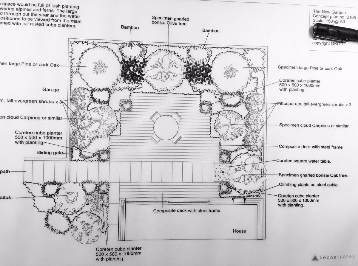 DamienKeane's tweet photo. Latest concept plan for a private, protected garden by the sea.
#keanespaces #gardendesign #landscaping #decking #watertable #dublin #garden #summeriscoming #alfresco #outsidespace https://t.co/SCf46Ot4nz