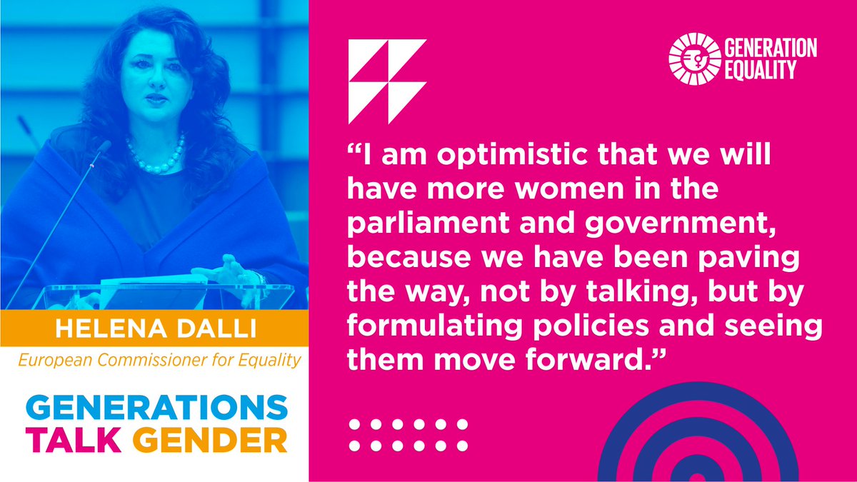 Women leaders like <a href="/helenadalli/">Helena Dalli</a> have been paving the way for equal participation in decision-making by creating policies &amp; pushing for their implementation.  

On our podcast, she reflects on how women leaders can create change: unwo.men/KyMo50E82r3 ⬇️ 

#GenerationEquality