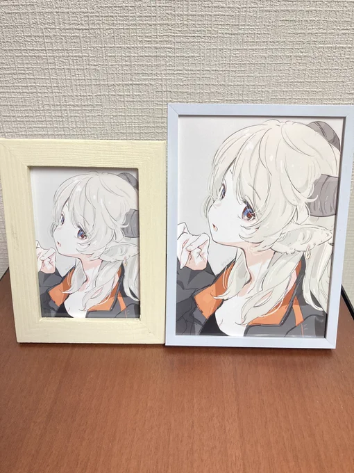 ローソンプリントで絹谷のイラストが印刷できるようになりました!
お気に入りの絵を登録してます。
L版と2L版あって、どちらも可愛いのでおすすめです。2Lは見応えあるのでミニポスターにしてもいいかも。
印刷とても綺麗です!
写真サイズのフレームに入れてもかわいい。

https://t.co/qiowhktaEZ 