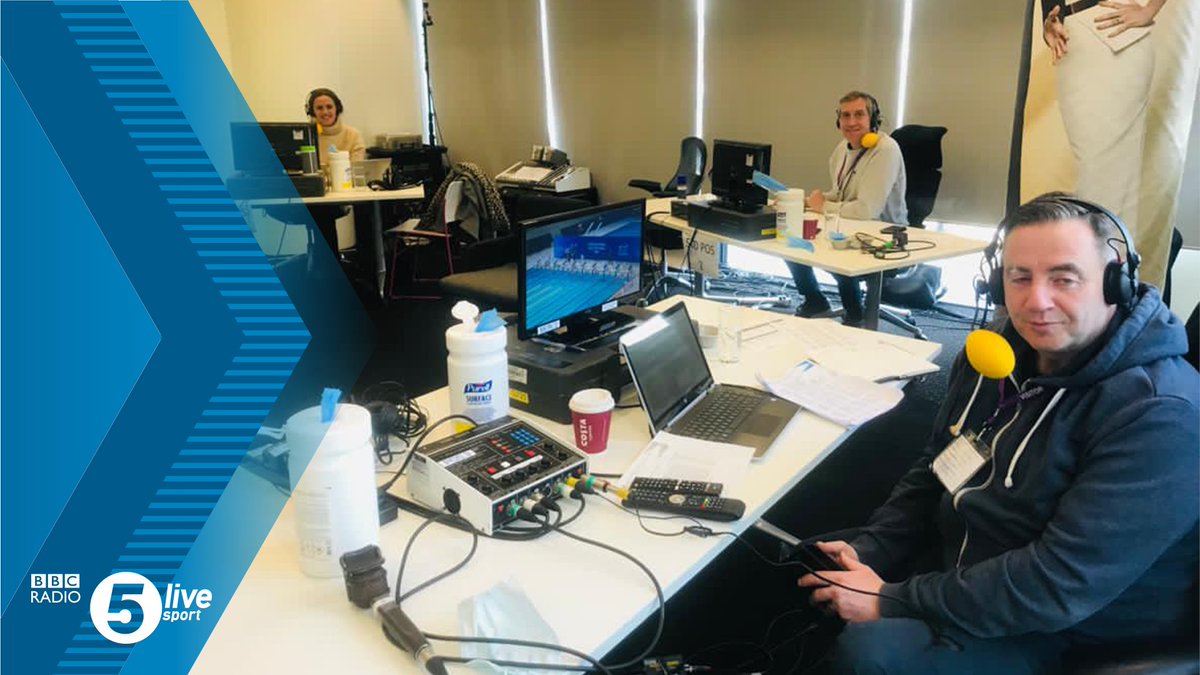 BBC 5 Live Sport (@5livesport) on Twitter photo Day 1οΈβ£ of the British Swimming Selection Trials for #Tokyo2020 is underway π
We've got live commentary from the morning session over on 5 Live Sports Extra now πββοΈπ»πββοΈ
Join <a href="/HuntyCaller/">John Hunt</a>, <a href="/steparry2/">Steve Parry</a> and <a href="/Karen_Pickering/">Karen Pickering MBE OLY</a> via <a href="/BBCSounds/">BBC Sounds</a> now π
π²π§ bbc.in/2QrVwq0 Day 1οΈβ£ of the British Swimming Selection Trials for #Tokyo2020 is underway π
We've got live commentary from the morning session over on 5 Live Sports Extra now πββοΈπ»πββοΈ
Join <a href="/HuntyCaller/">John Hunt</a>, <a href="/steparry2/">Steve Parry</a> and <a href="/Karen_Pickering/">Karen Pickering MBE OLY</a> via <a href="/BBCSounds/">BBC Sounds</a> now π
π²π§ bbc.in/2QrVwq0