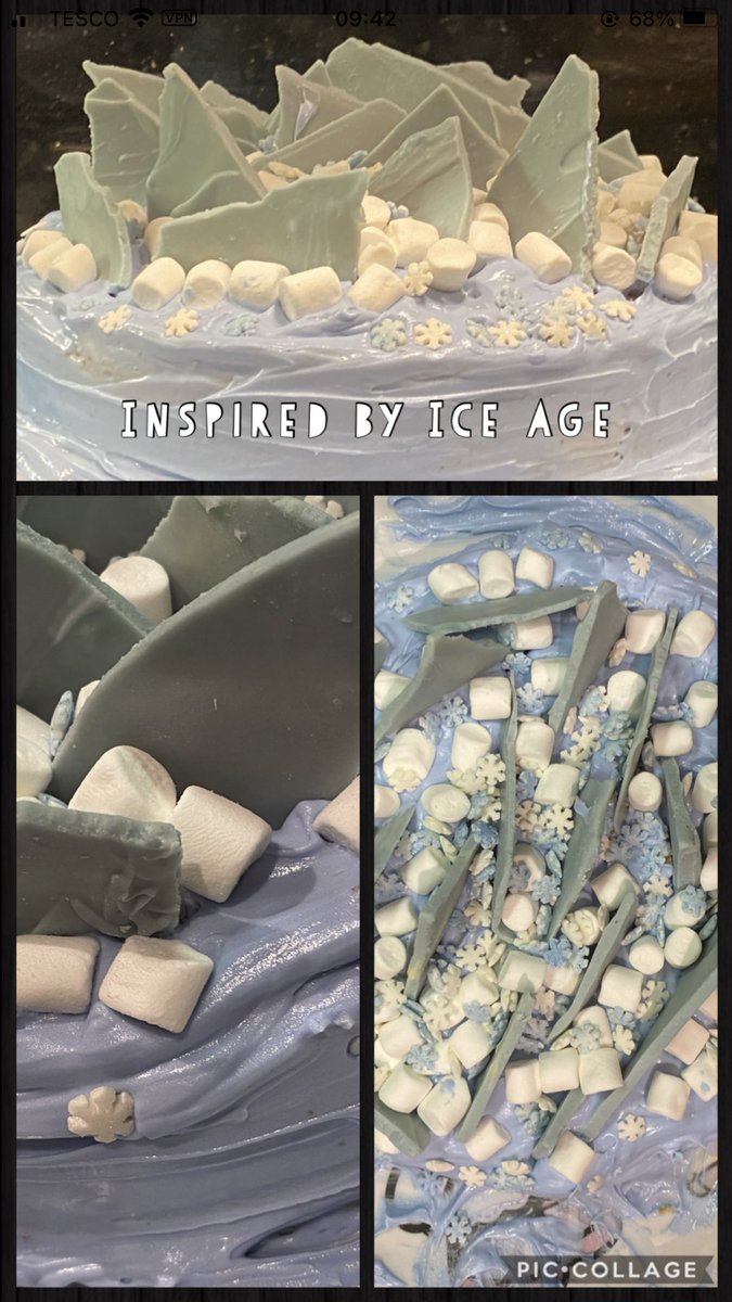MissGardner2024's tweet photo. A breathtaking cake from Mrs Panayiotou 🌟👏🏻 Inspired by Ice Age!🙌🏻❄️ Well Done Mrs⭐️ @OnslowStAudreys @Onslows_Bus #OSAmazingBakers https://t.co/1CpPZY6tRv