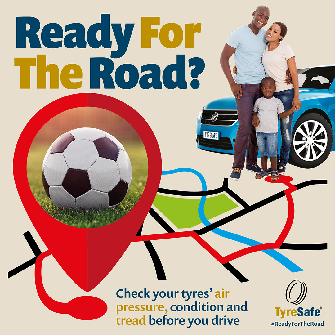 Tyresafe's tweet image. You’ve checked the front doors locked, you’ve got snacks for the kids and they’re excited to finally return to football, but before you set off have you asked yourself if your vehicle is ready for the road? #ReadyForTheRoad