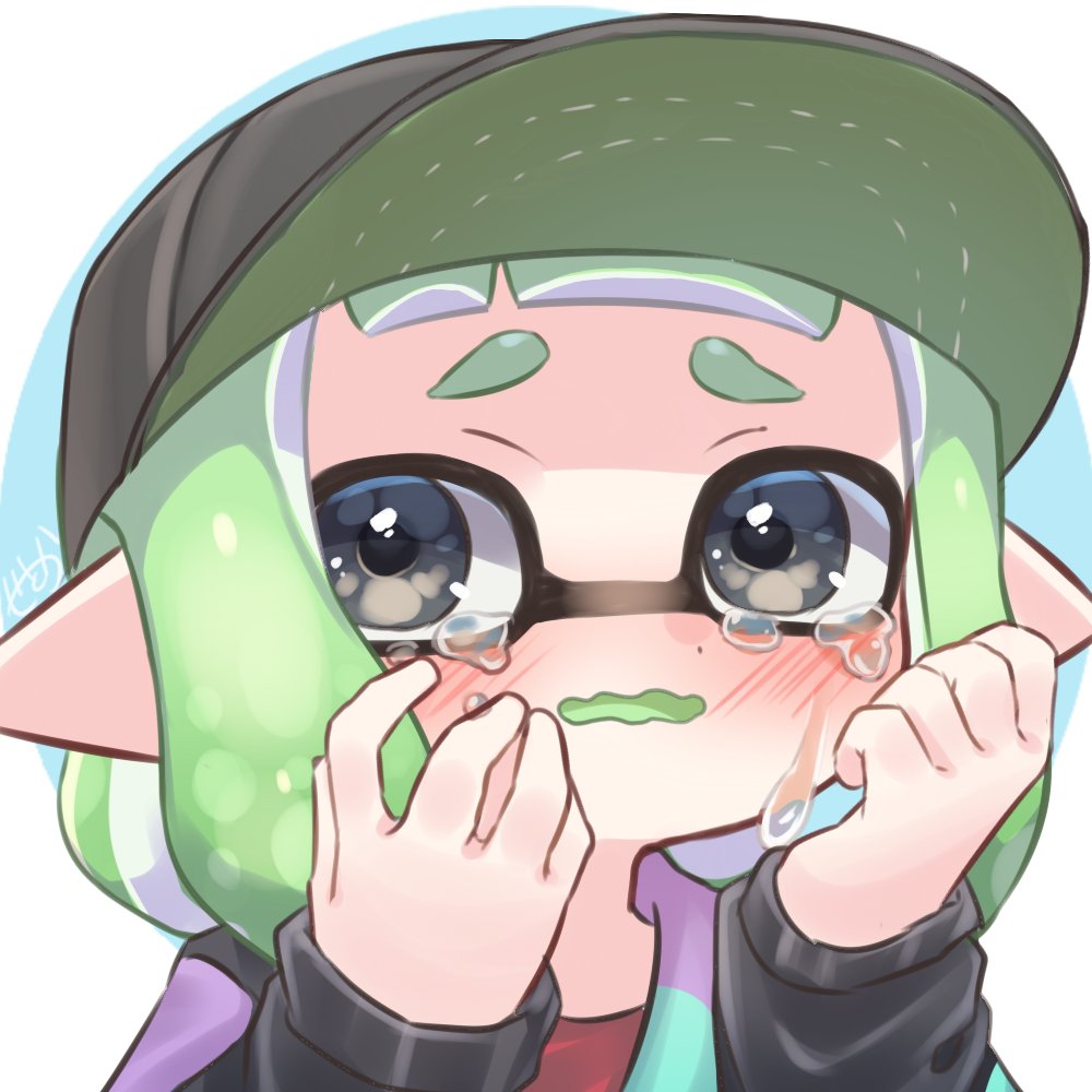涙 Splatoon2 せとか 依頼〆のイラスト 涙 Splatoon2 せとか 依頼〆のイラスト