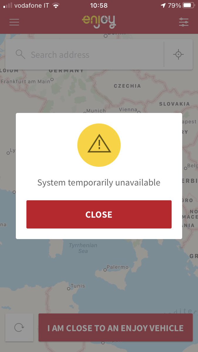 SimoneZazzini's tweet photo. @Enjoy c’è un problema generale con il servizio a Roma o è un problema mio? https://t.co/h37GKPyynf