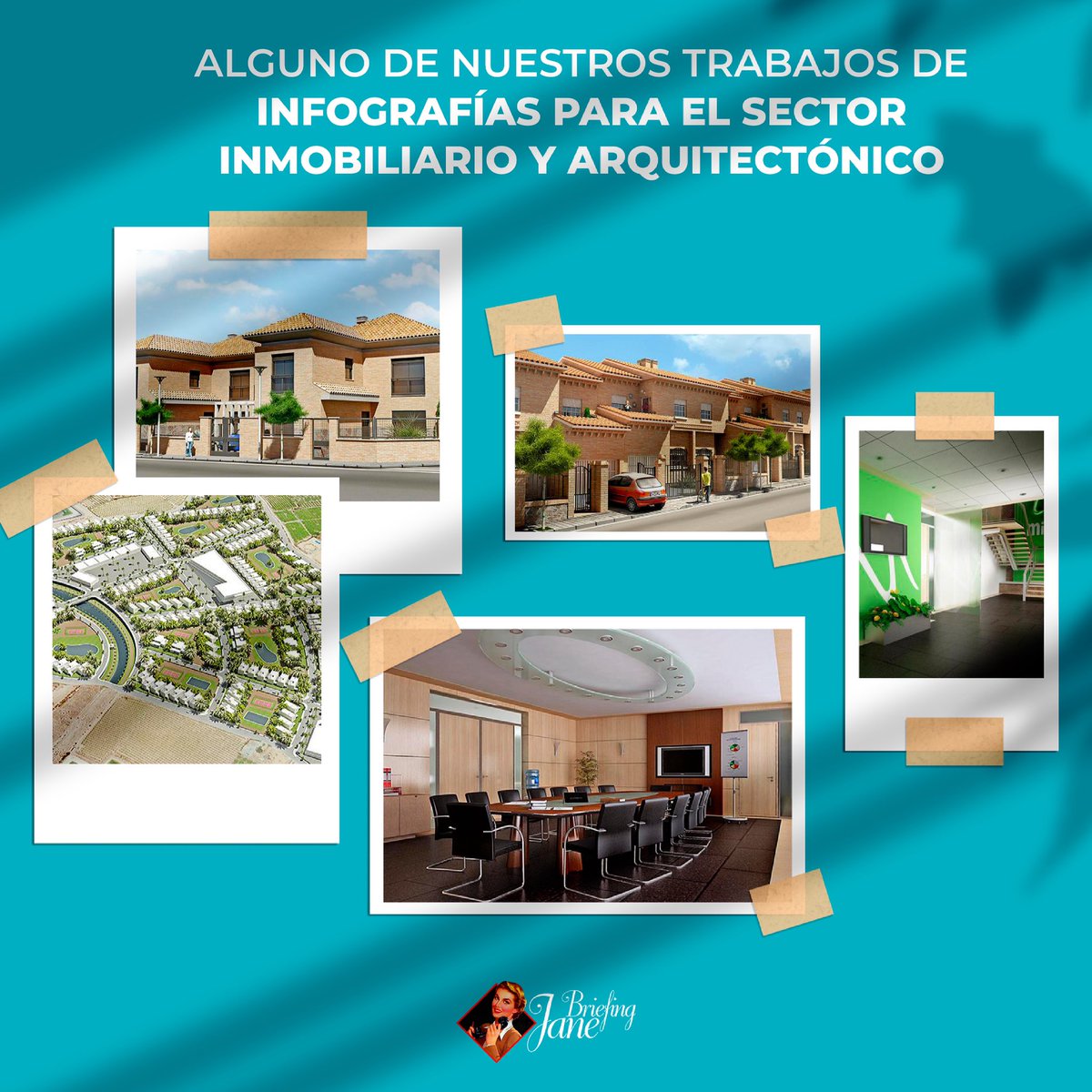 En Briefing Jane somos especialistas en la generación de infografías enfocadas al sector inmobiliario, con especial atención al realismo y a la iluminación con unos precios y tiempos de ejecución realmente ajustados.
Aquí os dejamos algunos ejemplos de trabajos realizados.