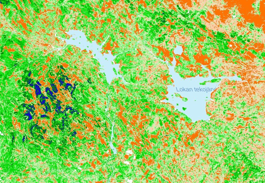 geoportal_fi's tweet photo. Kaipaatko metsävaratietoja? Suuntaa Paikkatietoikkunaan, johon lisäsimme juuri 45 @LukeFinland'n karttatasoa vuodelta 2019. Mukana myös puulajikohtaiset biomassatiedot!

#metsä #metsävaratiedot #paikkatieto #biomassa #puulajit @metsakeskus https://t.co/DED0tUOi6z
