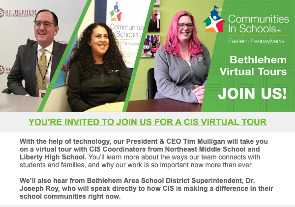 BethlehemAreaSD's tweet photo. YOU are invited to a @CISEasternPA tour! Choose from four April Sessions:
April 20 12:30 pm https://t.co/2U13xZbq3x
April 21 9:30 am https://t.co/iKs1jTdbGT
April 21 4:00 pm https://t.co/TkoPE6JWq5
April 22 12:00 pm https://t.co/Ab2Jl0ukbI
@basdsupt #ciseasternpa #basdsupt https://t.co/PirFtkAjF5