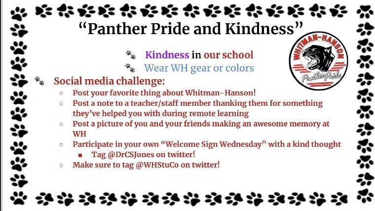 Let’s show some Panther Pride!! 🐾