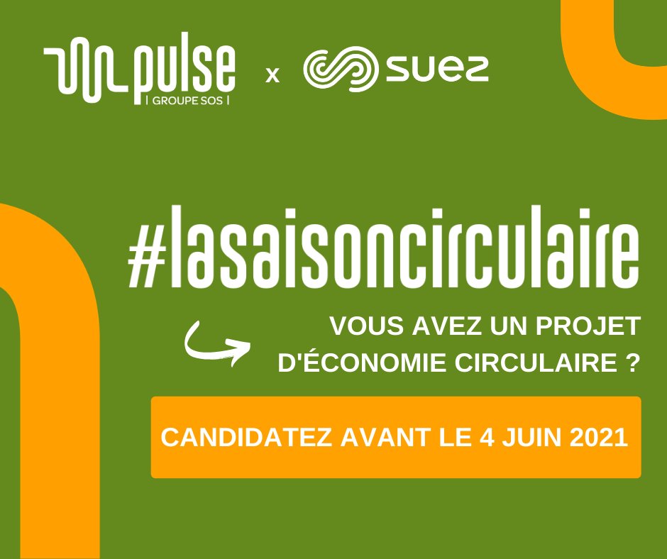 #LaSaisonCirculaire fait son retour avec une nouvelle édition lancée en partenariat avec @suezFR !

L'opportunité de bénéficier de l'expertise des deux réseaux pour lancer votre projet.🚀

Candidatez à #LaSaisonCirculaire jusqu'au 04 juin : lnkd.in/d9ujfYb

@LeComptoir93