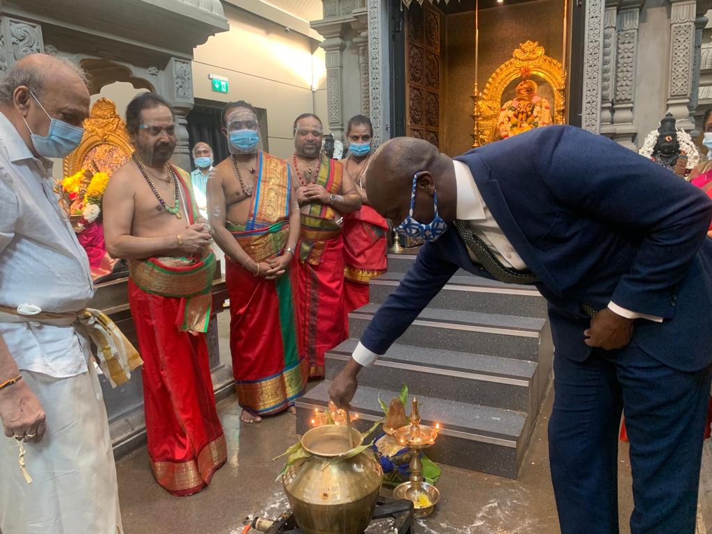 Thank you to the beautiful Shree Ghanapathy Temple in Wimbledon for hosting me this morning.

It was a pleasure to visit the temple and take part in a ceremony to mark #Puthandu. 

Happy Puthandu to all Tamils celebrating!