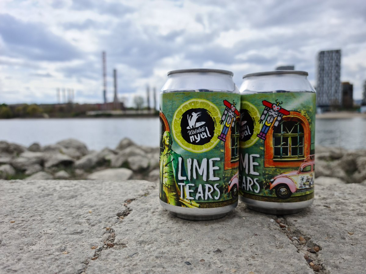 Last summer's hit, Lime Tears is back in stock. The second batch is now available in cans. 5.5% gose with fresh lime juice and peel. 🍻🐰