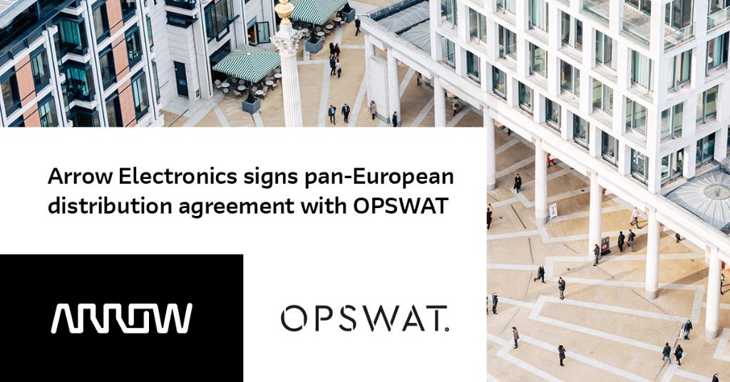 ArrowECS_UK's tweet photo. Arrow and @OPSWAT announce pan-European agreement to offer its #MetaDefender and #MetaAccess #cybersecurity suite of critical infrastructure protection products to the channel. https://t.co/IPxRy8Y6uu https://t.co/jMi5SXq26V