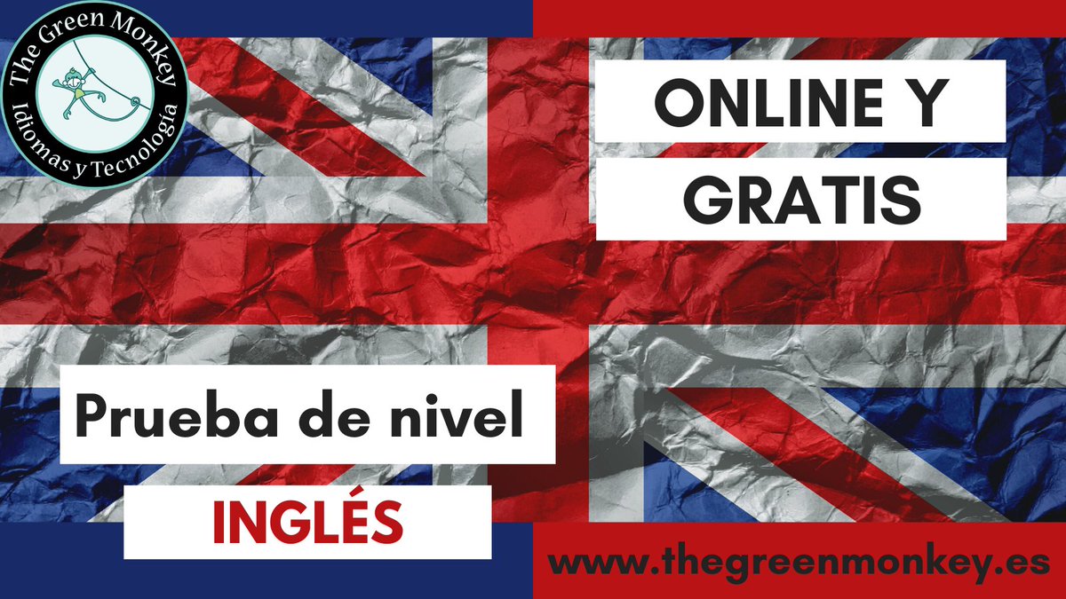 🐒¡Hola chic@s! ¿Queréis descubrir cuál es vuestro nivel de inglés sin moveros de casa?📣
 TEST ONLINE . Si quieres saber tu nivel de inglés, entra ya en nuestra web.👇👇

thegreenmonkey.es/prueba-de-nive…

#tgm #pruebaonline #testonline