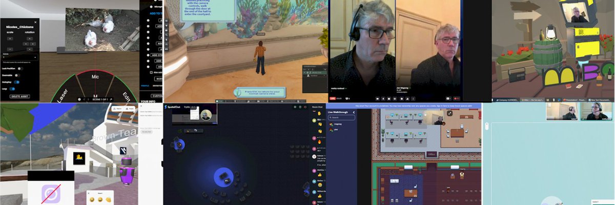 MediaLearning's tweet photo. Let's explore immersive meeting spaces for #learning!

Join us: 
🗓️ 29 April
🕑 14:00 CET

During the workshop, participants will be taken on a guided tour of the following 3 platforms: 
✅ @gather_town
✅ @airmeet
✅ @frame_vr

Save your virtual seat:https://t.co/Gg2xYcN4y1 https://t.co/DVAHjoxYjY