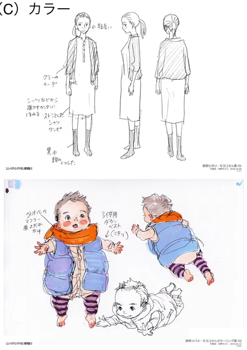 #シン・エヴァンゲリオン劇場版
 上映中

昨日、第3村より
錦織敦史さんの資料をアップしましたが引き続き
村シーンに登場する設定絵柄をご覧ください

鈴原ヒカリデザイン案(安野モヨコ)
鈴原ツバメデザイン案(安野モヨコ)

ツバメちゃんかわいいのぅ…

(このシリーズ続きます 