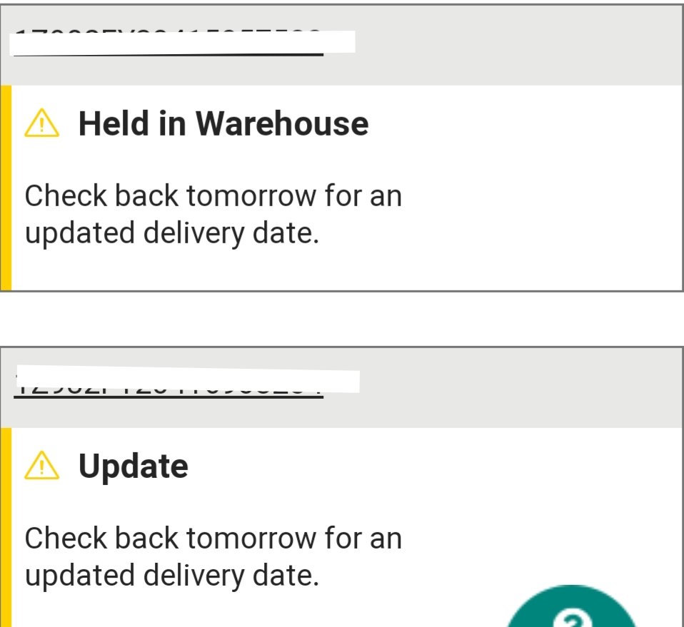 littlekunspace's tweet photo. 📣 #Two7_Updates 

✅ NCT Reso1 ColBook
- Naka held in warehouse since 4/11, I will call ang UPS bukas bat naka held in warehouse lang to

✅ NCT Reso2 ColBook
- Waiting nlng ako sa delivery neto due to limited flights ofc may slight delay https://t.co/ISlFAX28tv