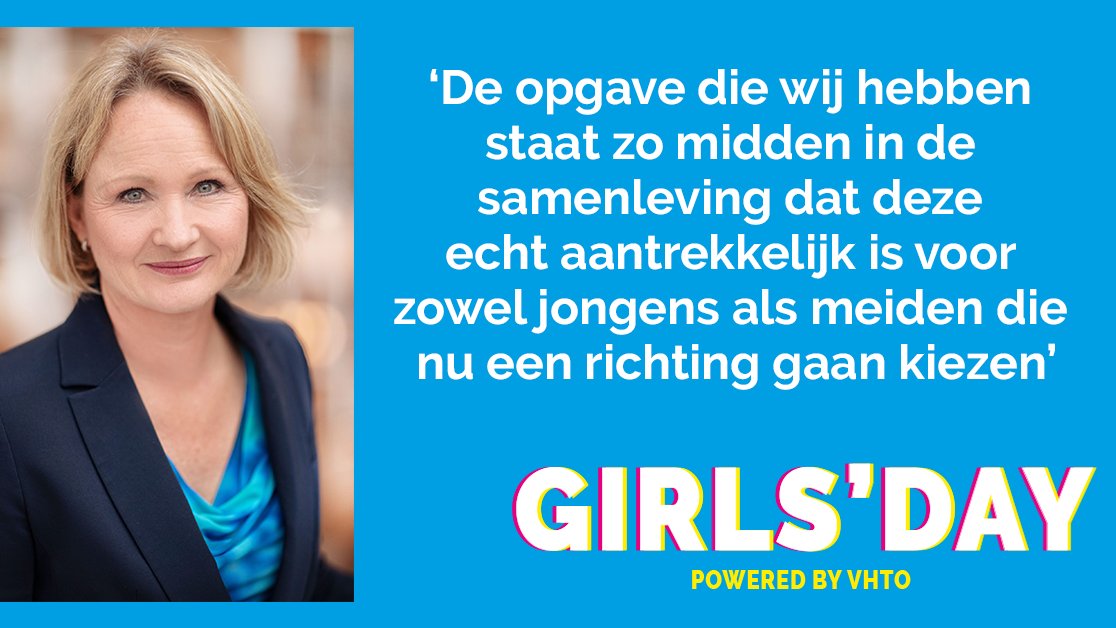 Morgen is het #GirlsDay2021, wij kunnen niet wachten! In aanloop naar Girls' Day spraken we met @Marlies_Visser Chief Operating Officer bij @Alliander lees haar verhaal over de energietransitie en hoe je een aantrekkelijke werkgever bent voor iedereen. vhto.nl/nieuws/alle-ar…