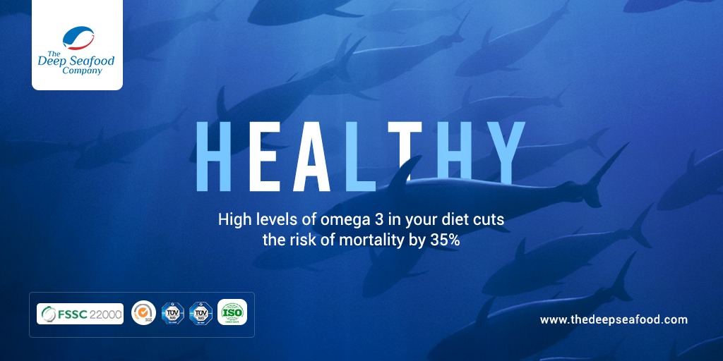 DeepSeafood's tweet photo. Fish is the healthiest foods on the planet, loaded with protein and vitamin D.  It's also a great source of omega-3 fatty acids, proven to reduce the risk of cardiovascular diseases, depression, alzheimer &amp; other health issues.
#fish #freshfood  #seafoodindustry #deepseafood https://t.co/qyURmDmkNl