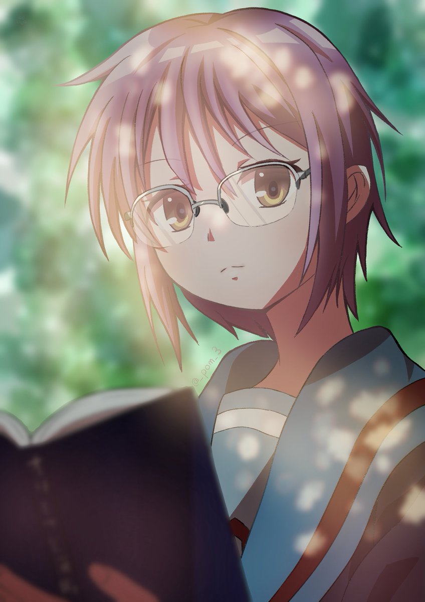 クボザクロ On Twitter メガネ版 イラスト 長門有希 涼宮ハルヒの憂鬱