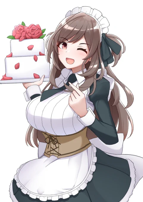 コラボカフェのメイド恋鐘♡すぎる
#シャニマス #月岡恋鐘 