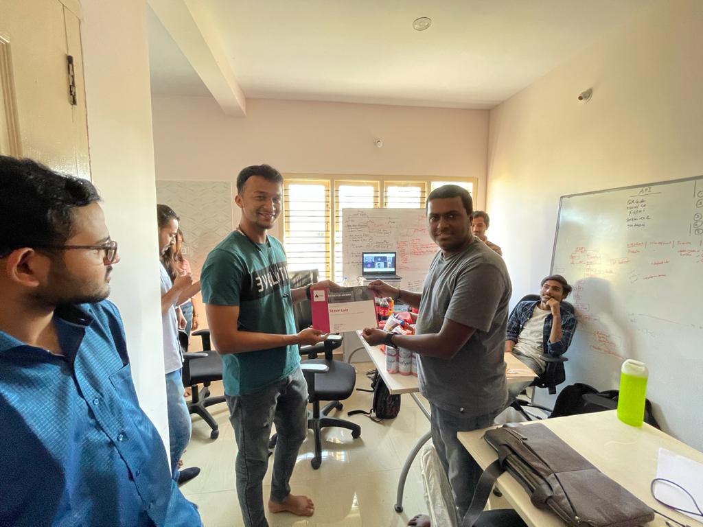 labs_pi's tweet image. Amidst the #pandemic, the @PiChain family can smile as we congratulate:
Charudutt Meshram: Leadership Star Performer
@Vivek_Anand_10, Raktim Bharatee: Leadership Excellence
@Ajita999 @ritikjain51: Stand Out Performer
@shwetarathi_ @rishav00a, @sujana_raut, Steve Luiz: Achiever
👏