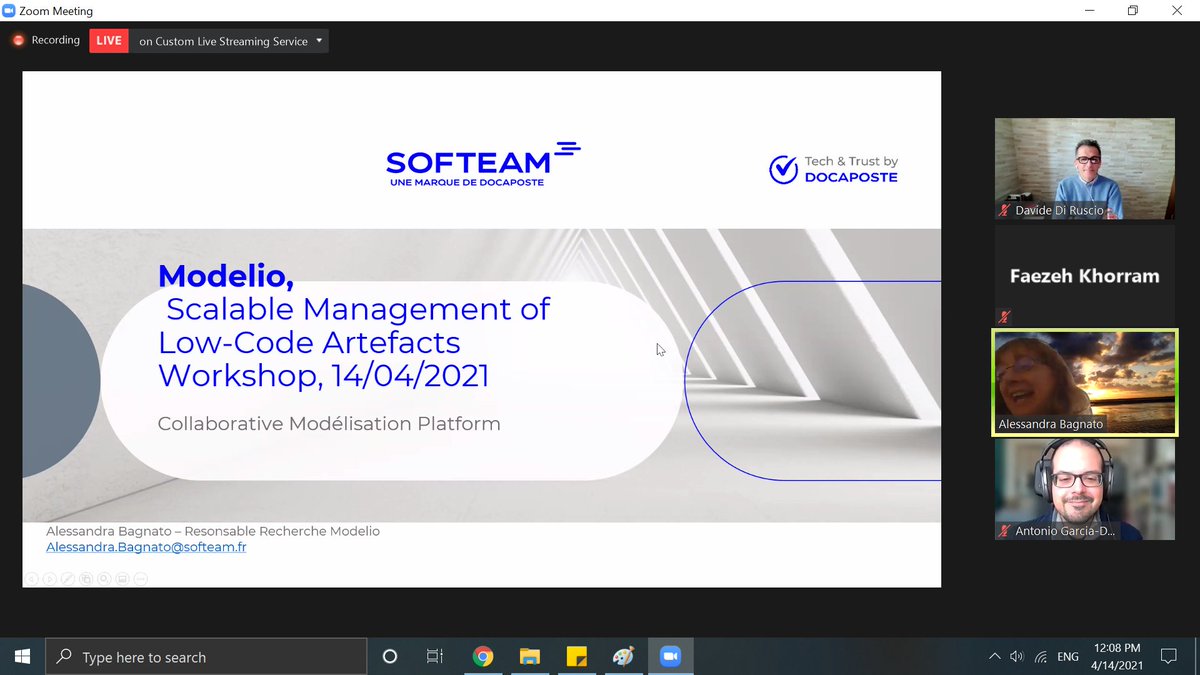 lowcomote's tweet photo. Thank you @alebagnato for your interesting presentation about #Modelio (https://t.co/mVOFXMOiU7)
#lowcode #MSCA #EuropeanCommission https://t.co/3iJZUCQhgJ