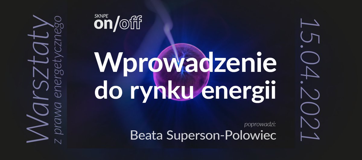 Zapraszamy na jutrzejszy wykład dotyczący problematyki rynku energii, który poprowadzi <a href="/PolowiecPrawo/">beata_sp</a>

Więcej informacji pod linkiem ➡️ zeop.pl/blog/warsztaty…

#rynekenergii #energetyka #sektorenergetyczny
