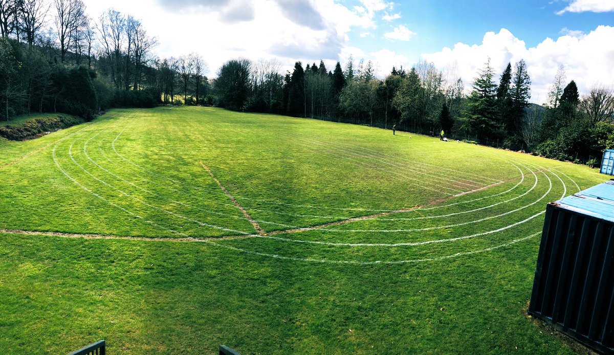 BGLscapes's tweet image. Nice to be helping the schools get ready for some normality #sports #Athletics #running #training #pitchmarking #summer