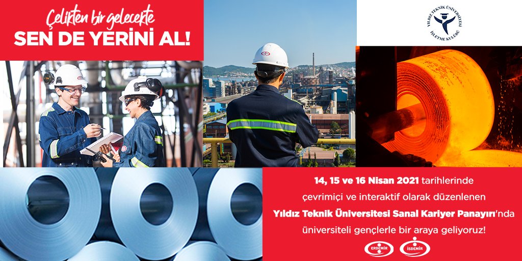 14, 15 ve 16 Nisan 2021 tarihlerinde çevrimiçi ve interaktif olarak düzenlenen Yıldız Teknik Üniversitesi Sanal Kariyer Panayırı’nda üniversiteli gençlerle bir araya geliyoruz!
Etkinliğe sanalkariyerpanayiri.com adresinden kayıt olup standımızı ziyaret edebilirsiniz.