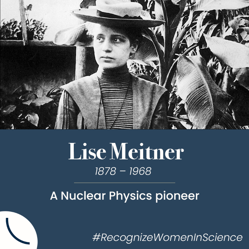 4womeninscience's tweet photo. [#RecognizeWomenInScience]
Many fundamental scientific discoveries have been made by women. They did not receive the credit they deserved, for the sole reason that they were born women.
👩‍🔬 Today, we are celebrating Lise Meitner, who discovered nuclear fission. #WomenInScience