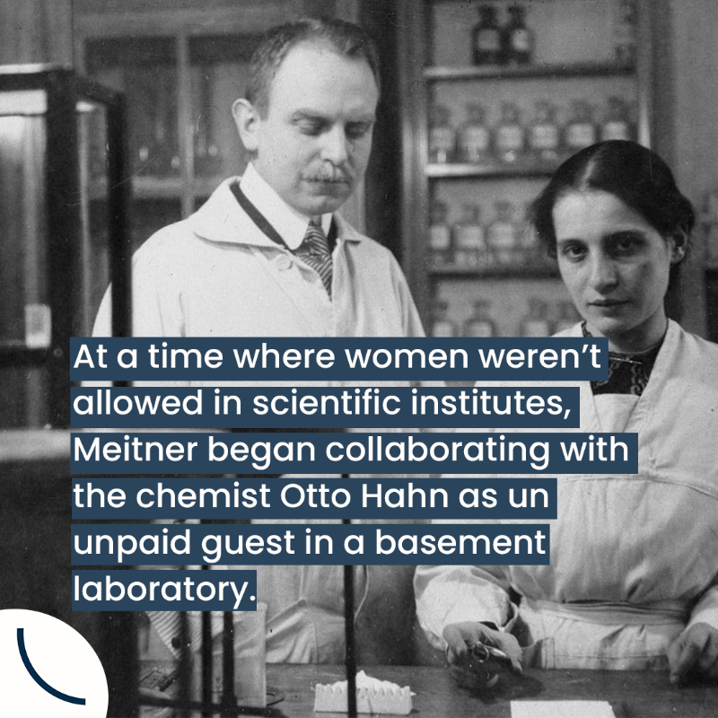 4womeninscience's tweet photo. [#RecognizeWomenInScience]
Many fundamental scientific discoveries have been made by women. They did not receive the credit they deserved, for the sole reason that they were born women.
👩‍🔬 Today, we are celebrating Lise Meitner, who discovered nuclear fission. #WomenInScience
