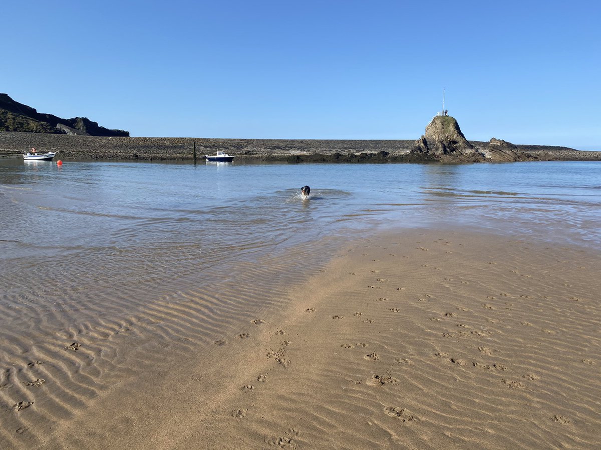 How calm it is at the beach today - this is #Bude #Cornishsunshine