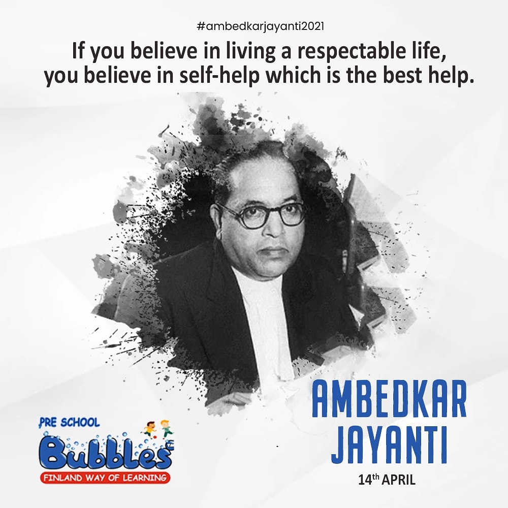 bubblesplayway's tweet photo. Freedom of mind is the proof of one’s existence.” B. R. Ambedkar
#ambedkarjayanti #babasahebbrambedkar #ambedkar #brambedkar #bubblesplayway #playschoolinindia #playschoolindehradun #preschool #admissionopen #education #newadmission2021 #schoolreopen https://t.co/OJOL6V0jhM