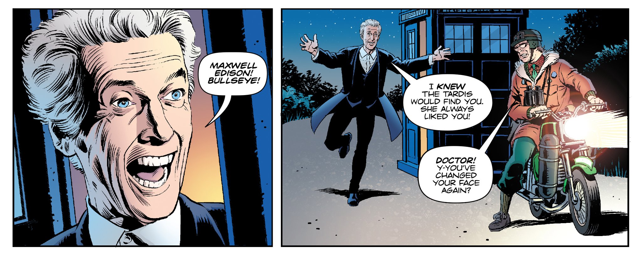 Happy Birthday to Dave Gibbons and Peter Capaldi!    