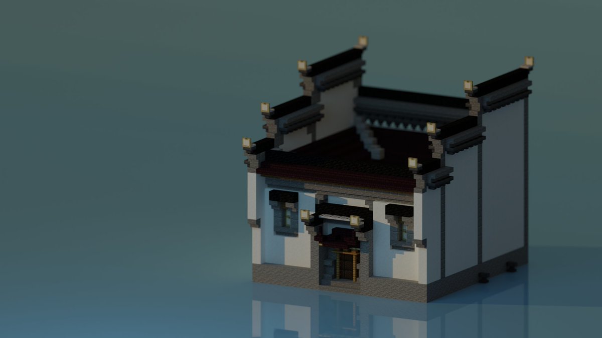 yangezi_'s tweet photo. 中式民居渲染
#minecraft建築コミュ
#Minecraftbuilds https://t.co/Kx1D2B74yi