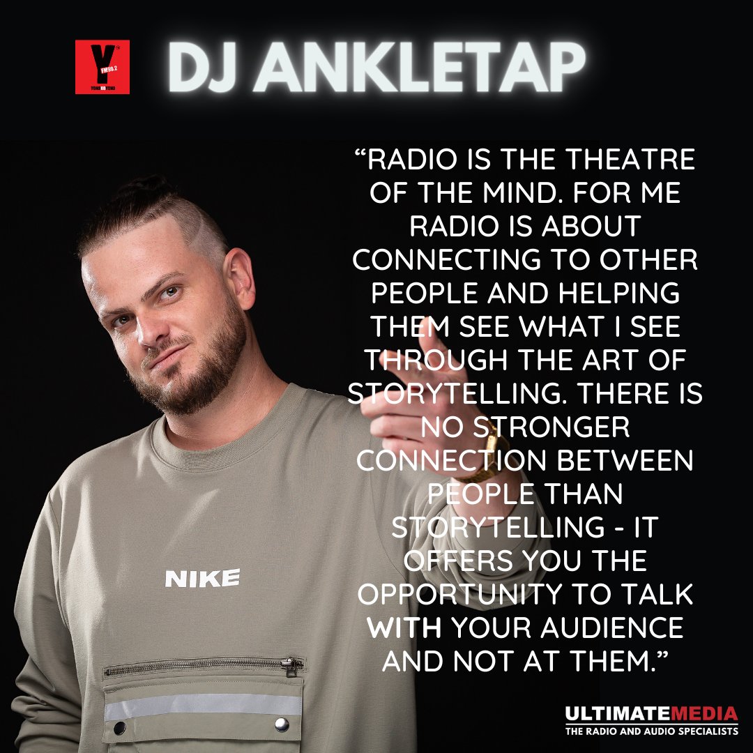 UltimateMediaZA's tweet image. This weeks #UltimateTip we have DJ AnkleTap sharing his thoughts about radio.