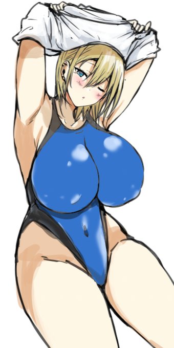 でかい水泳部ちゃんらくがき 