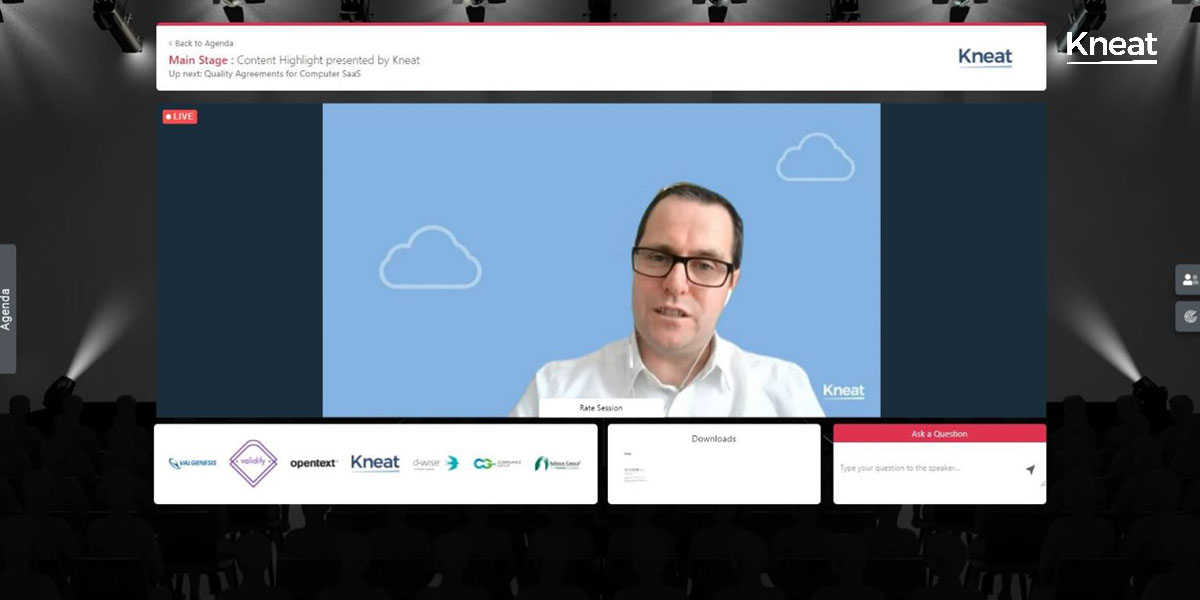 KneatSoftware's tweet image. We hope you enjoyed the discussion from Kneat&apos;s SME Darren Geaney on the open day of Computer Systems Validation and Software Assurance Week 2021. Looking forward to seeing you on day two! #CSV2021 #Kneat #Validation
