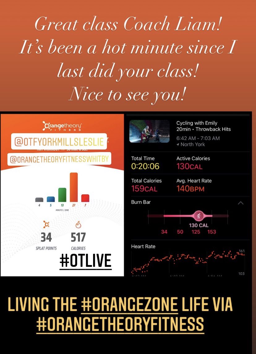 zbellaa76's tweet photo. @orangetheory 
This is the only #OrangeZone I seem to know! 
#otfwhitby #OtfYorkMillsAndLeslie 
#otlive #MoreLife #FavouritePartOfMyDay
#Toronto #OTF https://t.co/E71TmXyGgq