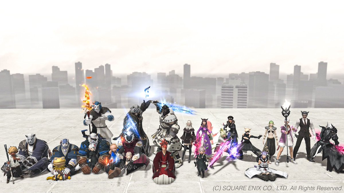LeonTonicoFF14's tweet photo. 昨日は、FCイベントの、
第１回チキチキ初見でアライアンス攻略しようぜ選手権〜‼️で希望の砲台:「塔」に行ってきましたー😊FCメンバー、同窓会メンバー、またそのフレンドさん達で24人が大集結💪初見クリア楽しかったー。

#FF14SS #ニーア #TRUECOLORS #白い床をもっとピカピカにしてきたよ https://t.co/SuoUsuL9XR