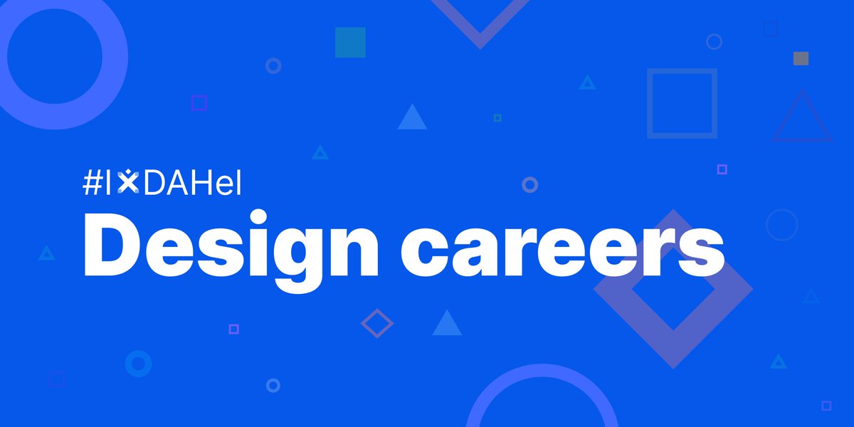 ixdahel's tweet photo. Join us 22 April for panel with @AAntinranta @marialumiaho @ediootti @Niilolainen on career paths, managing design teams, new senior hires, #designops on team/org level.

What would you ask them? #ixdahel #ixda #designleadership #careerpaths

Tickets: https://t.co/F9B3HDyzTF https://t.co/fnaS7FDDBf