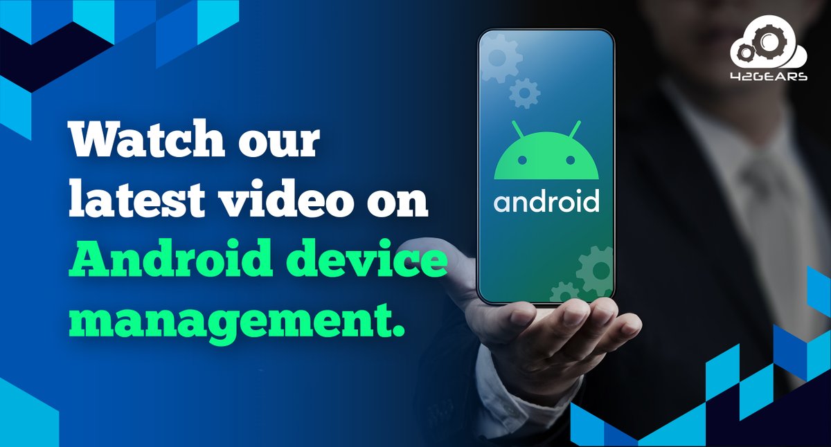 42gears's tweet image. Android device management is just easier with the help of 42Gears. 
bit.ly/3gaIMyO
#Androiddevicemanagement #MDM #Androiddevicemanager #AndroidMDM #devicemanagement #42Gears