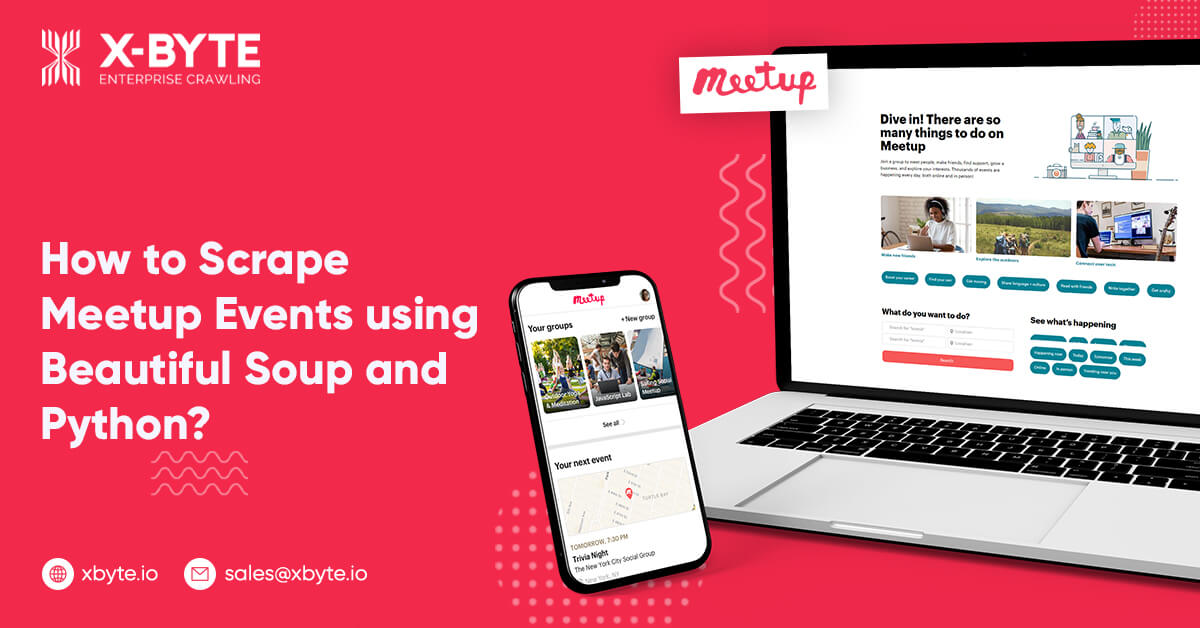 xbyteio's tweet image. This tutorial blog helps you understand How to Scrape Meetup Events using Beautiful Soup and Python. Get Meetup events scraping services at affordable prices.

Know More: xbyte.io/how-to-scrape-…

#ScrapeMeetup #MeetupAPI #MeetupScraper #xbyteio #USA #UK #Australia #UAE