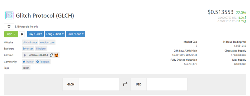 AstrologyCrypto's tweet image. $GLCH is the first ‘for purpose’ #Defi Blockchain
💰$23M Market Cap
🔓Most Private/Seed/Presale Tokens Unlocked
🤝Partners with $ORN #API3 $RAMP $UNN $CELL $ROUTE
🤝@JeffKirdeikis CEO @Trustswap is a Strategic Advisor
👨‍🔧Project Leads are Public &amp;amp; Visible
coingecko.com/en/coins/glitc…