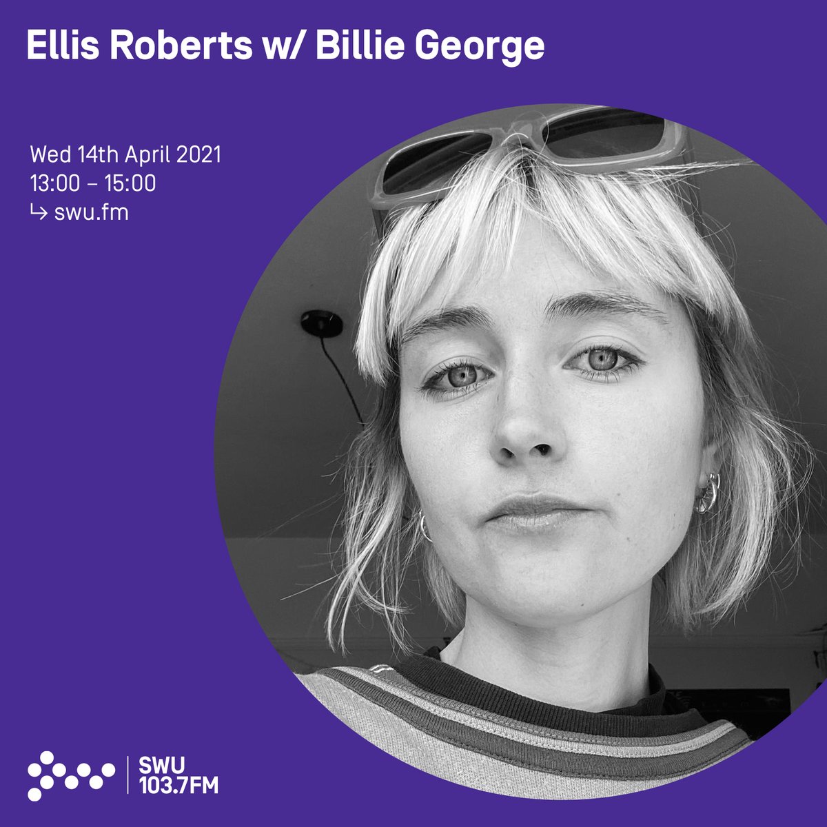 Live now! Ellis Roberts w/ Billie George

Listen on swu.fm/player/ iOS apps 

OR 103.7FM (Bristol &amp; surrounding areas) 

Text line: 07895619666

swu.fm
