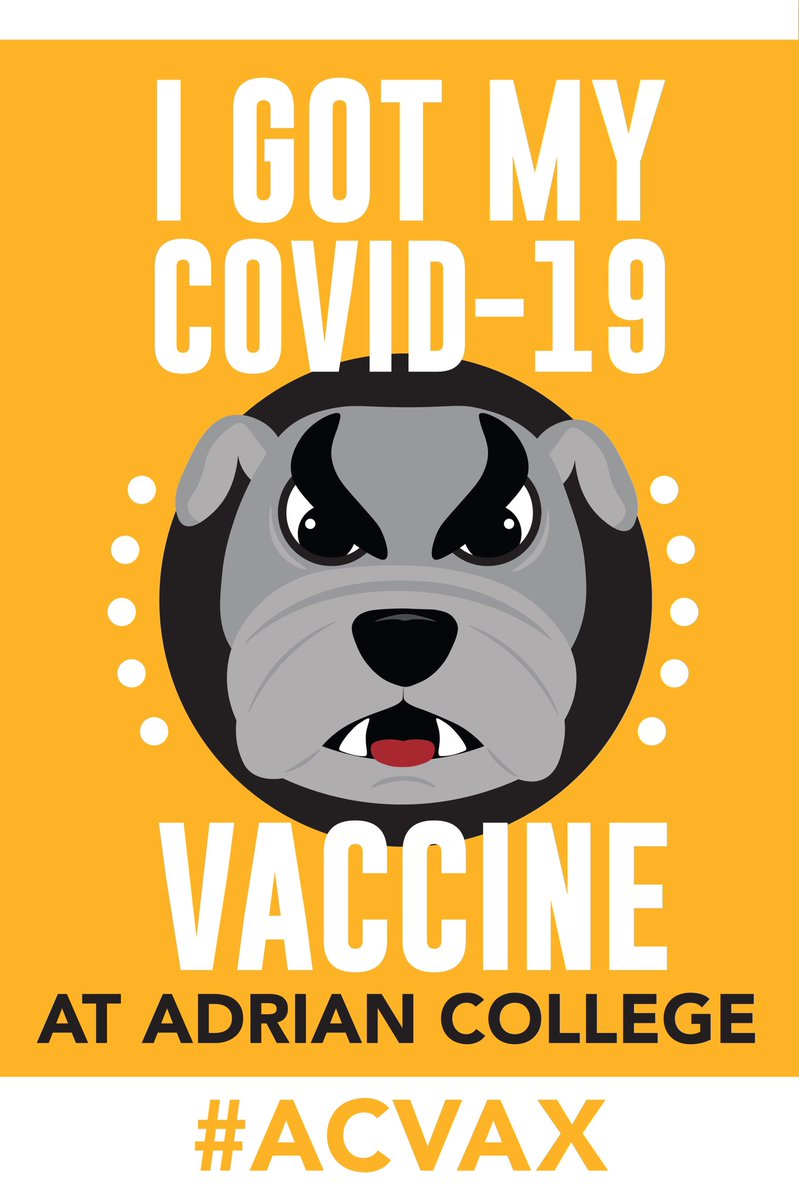 Take a selfie and tag #ACVAX after getting your vaccination!

#GDTBAB #AdrianCollege