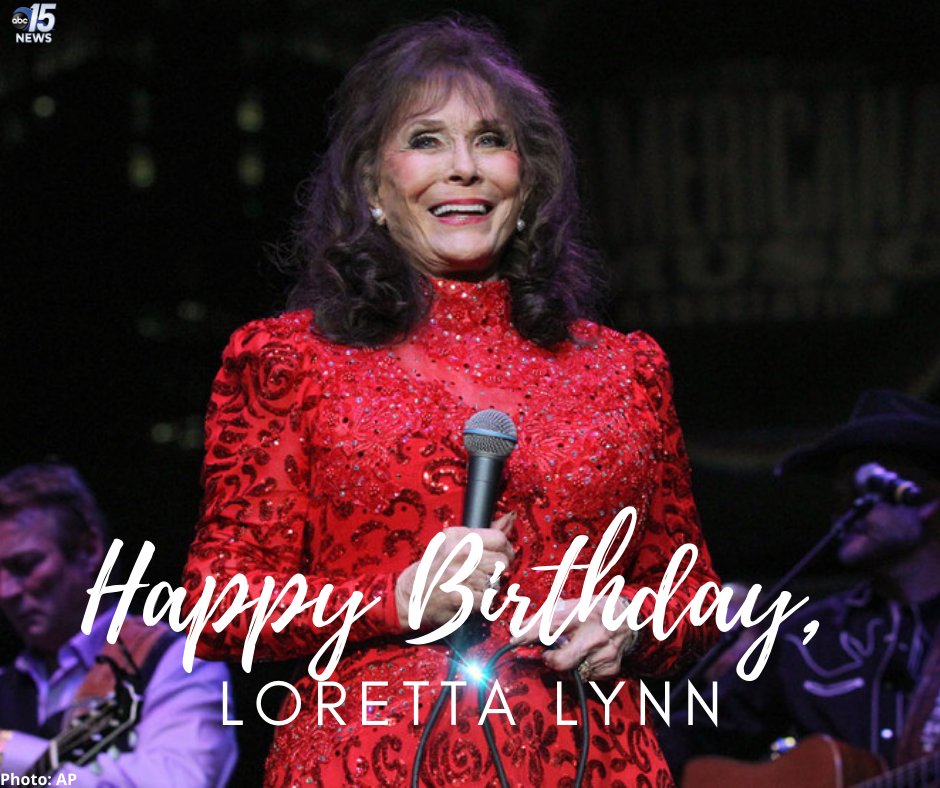 HAPPY BIRTHDAY! Country music legend Loretta Lynn turns 89 today!
 
 