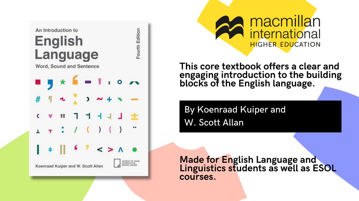 An Introduction to English Language - ow.ly/HjVP50EkMTL