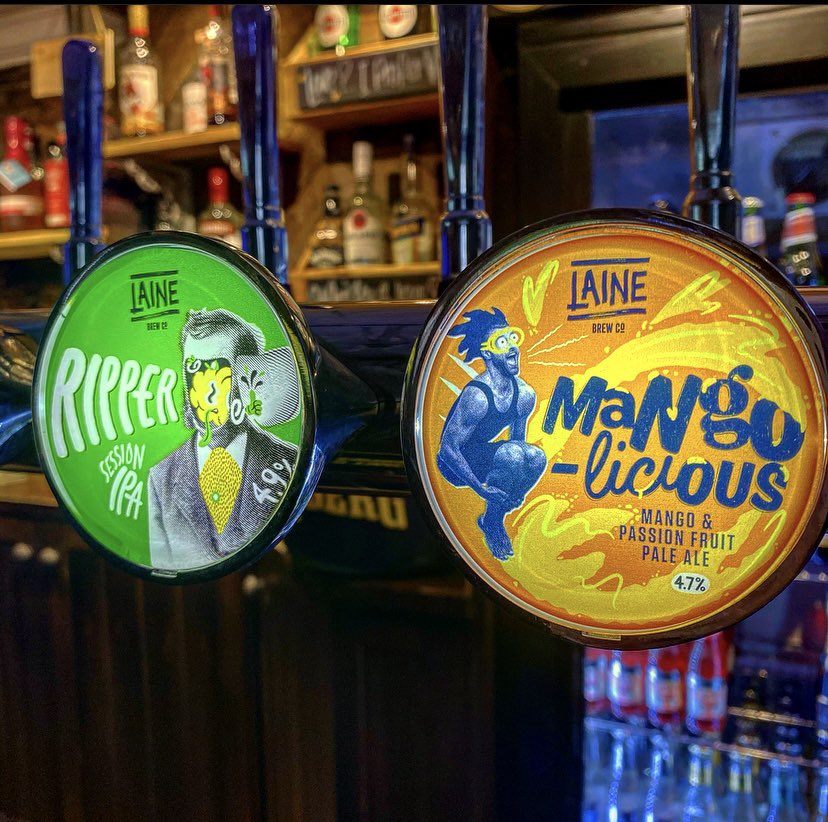 TigerInnBev's tweet photo. We have 2 amazing craft Ales from @lainebrewco ready for you all to taste this weekend 🍺
✅ RIPPER IPA
🥭MANGOLICIOUS
.
#tigerinnbeverley #foodinbeverley #lainebrewco #ipa #ales #craft #firstpint https://t.co/XDD4SFtmeN